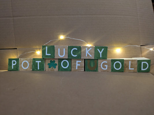 Decorative Blocks: St Patrick's Day & Happy Spring