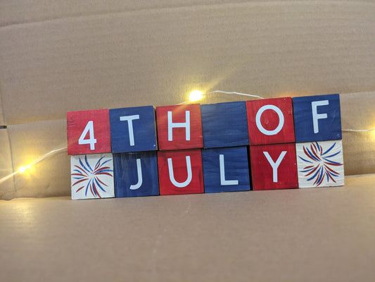 Decorative Blocks: 4th of July & Summer Time